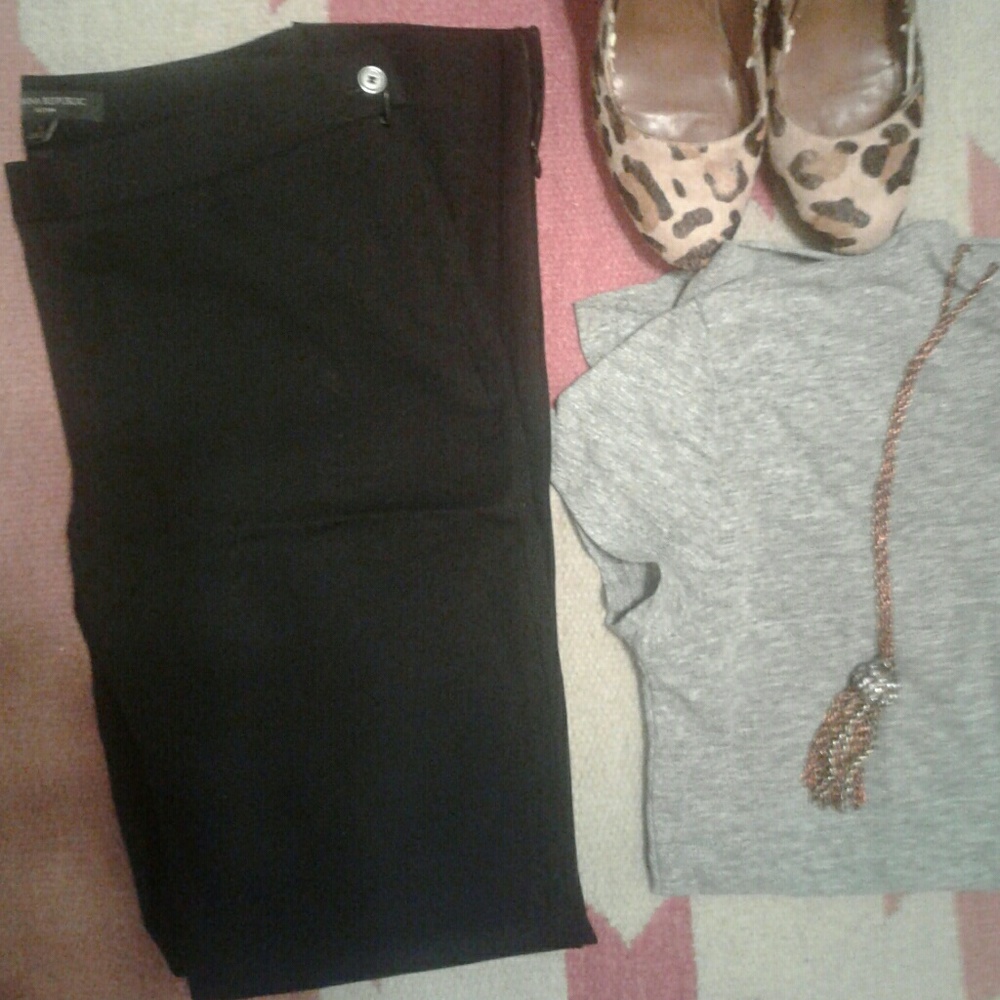 Banana Republic skinny pants.